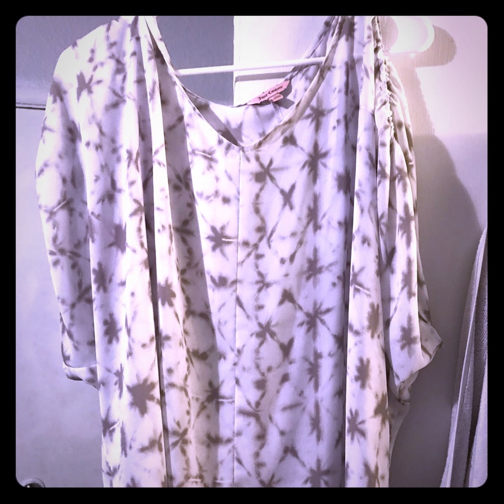 Juicy couture white blouse